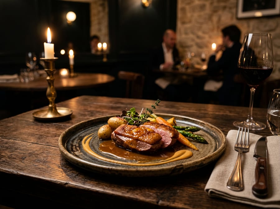Exemple de site de restaurant